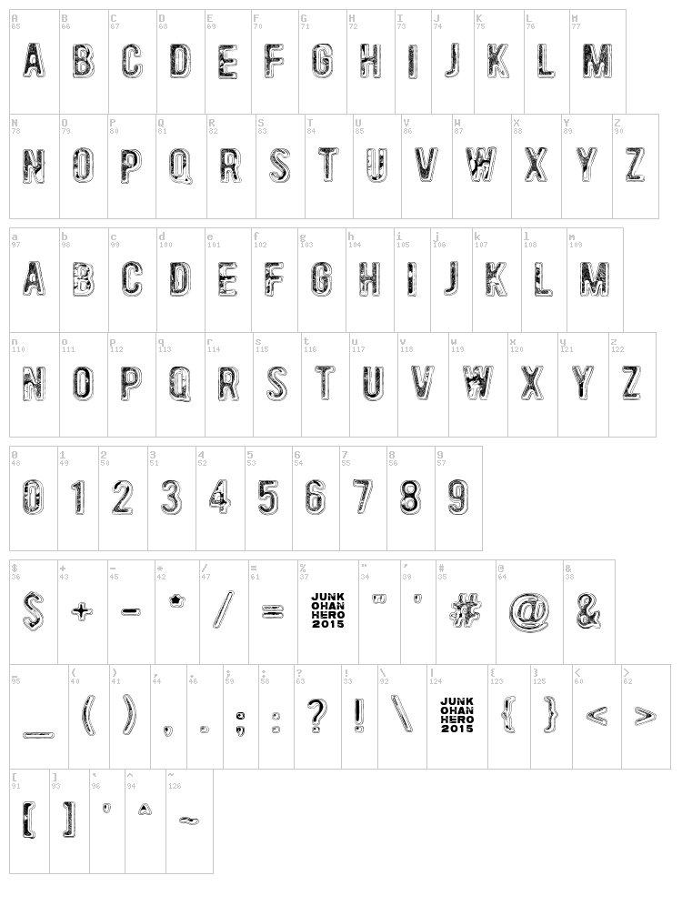 49 birthdays font map